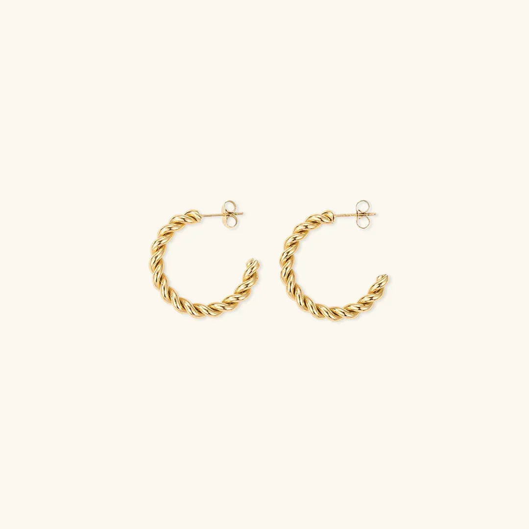 [Amore]Gigi Twist Gold Earrings