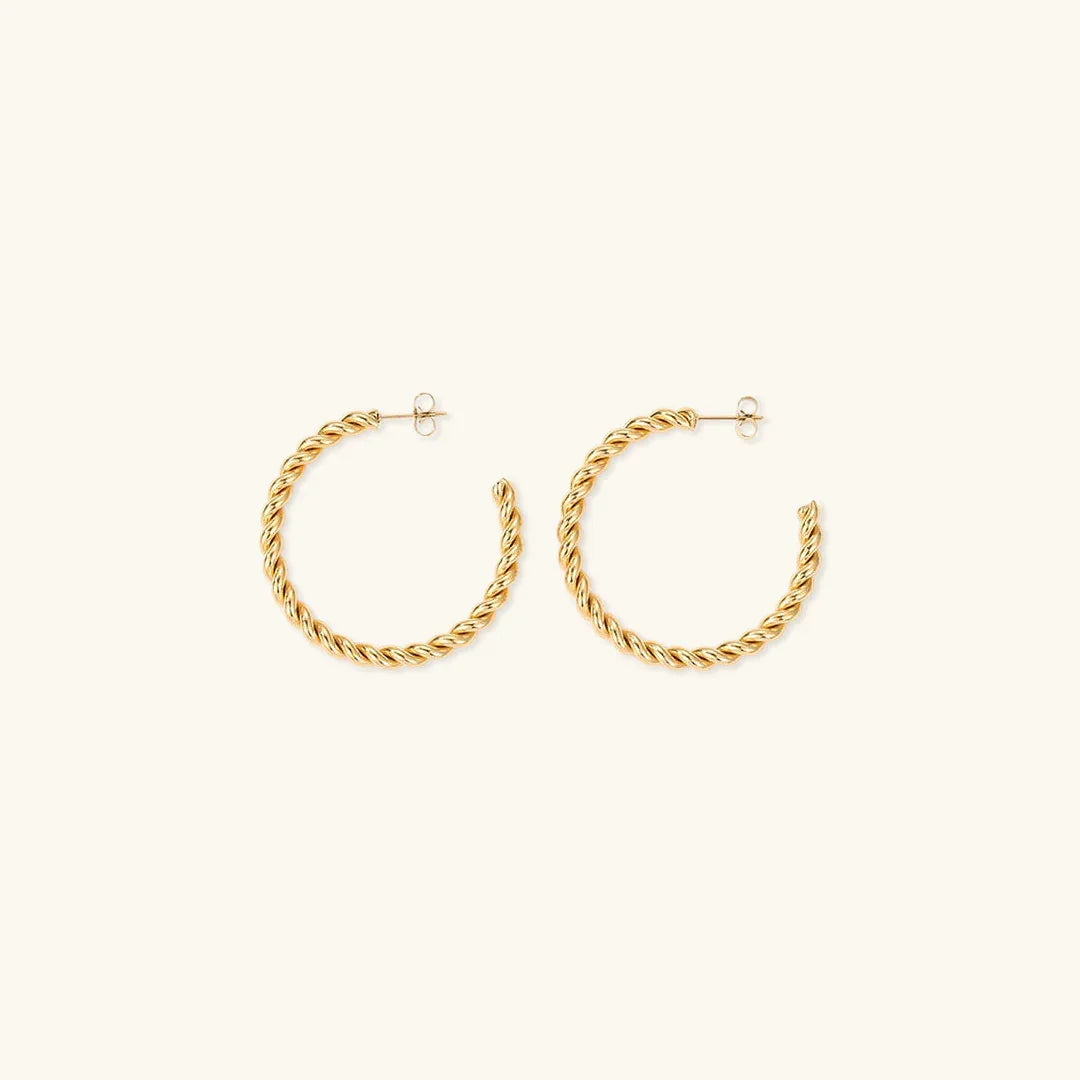 [Amore]Gigi Twist Gold Earrings