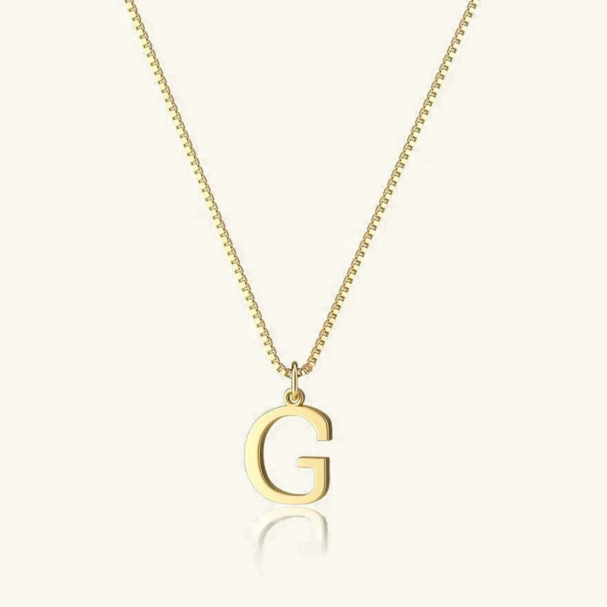 [Amore]Therese Letter Initial Gold Necklace