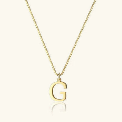 [Amore]Therese Letter Initial Gold Necklace