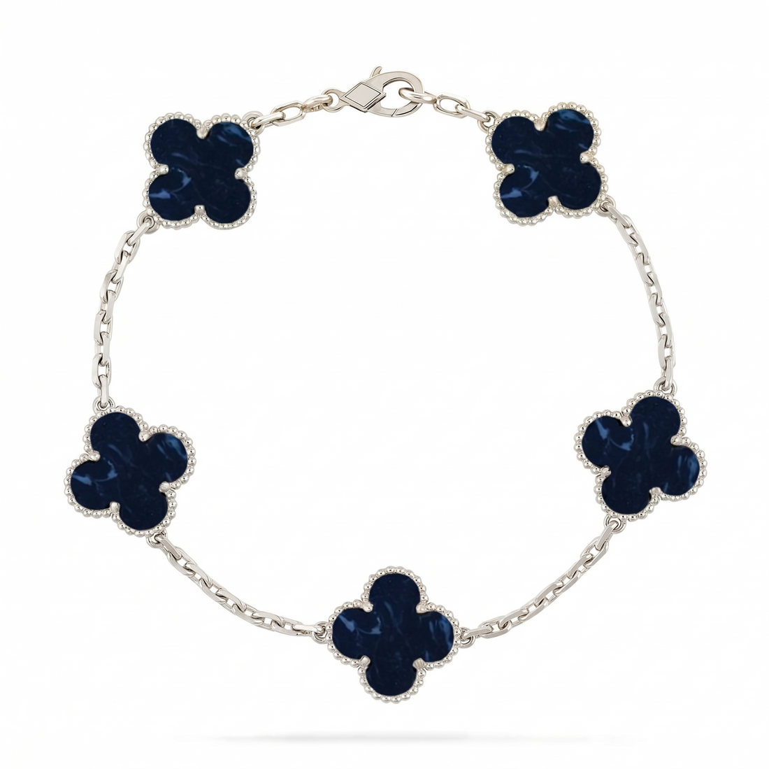 [Amore]LUCKY CLOVER 5-MOTIF BRACELET - PIETERSITE COLLECTION