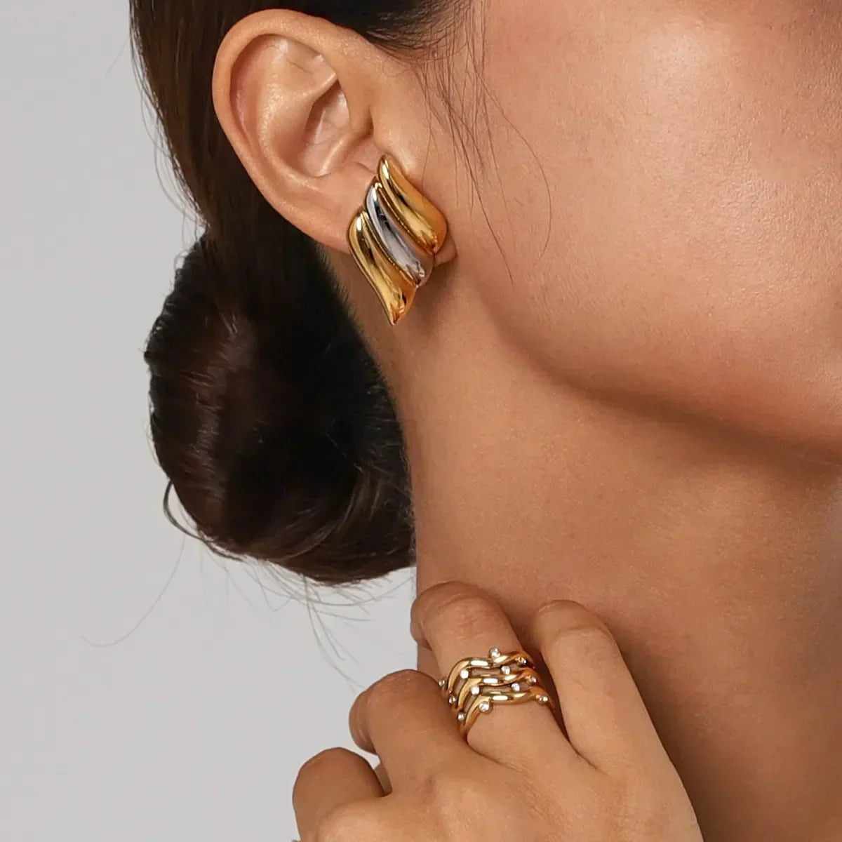 [Amore]Vera Gold Earrings