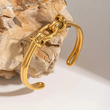 [Amore]Luce Gold Knot Bangle