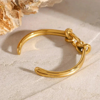 [Amore]Luce Gold Knot Bangle