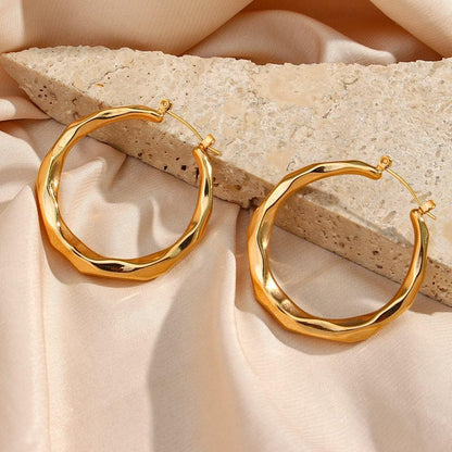 [Amore]Aire Hoop Earrings