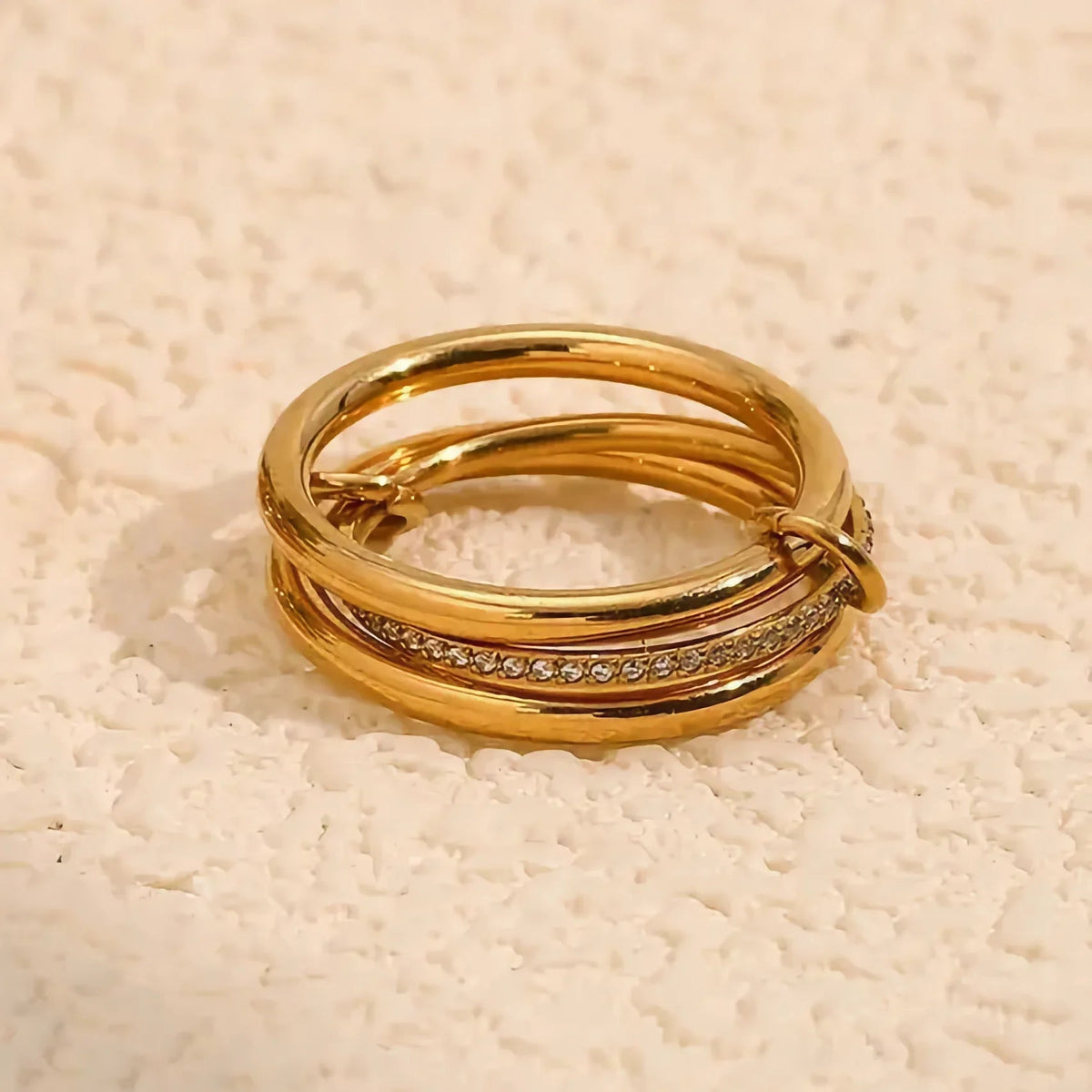 [Amore]Dara Diamond Ring Stack