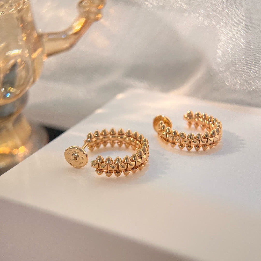 [Amore]CLASH SMALL HOOP EARRINGS