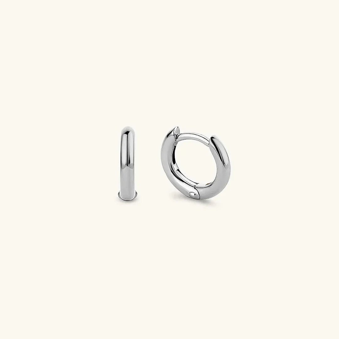[Amore]Ingrid Two Tone Hoop Earring