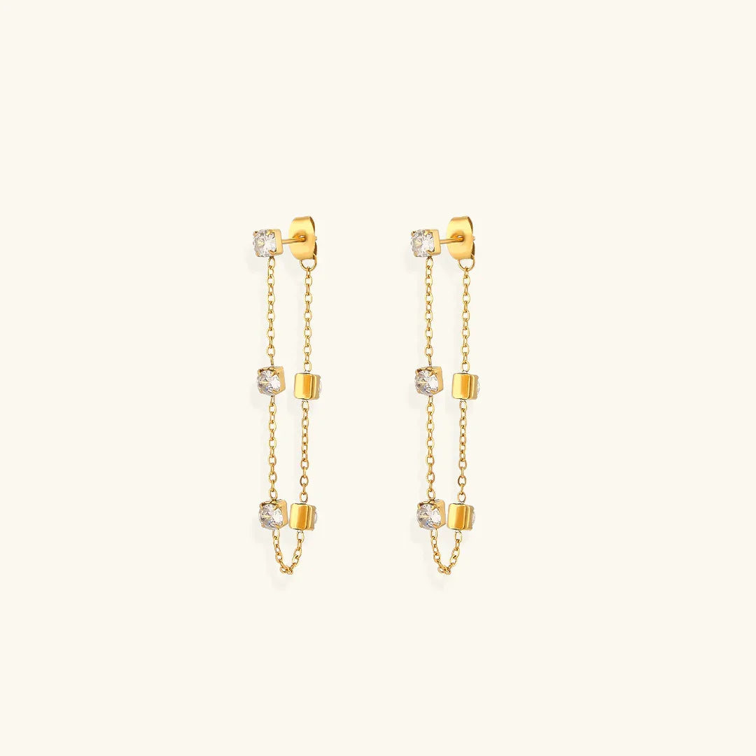 [Amore]Iris Diamond Earrings