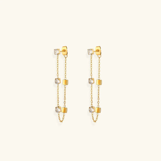 [Amore]Iris Diamond Earrings