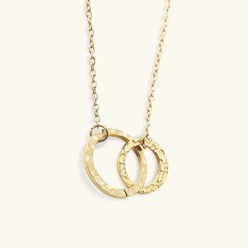 [Amore]Isabelle Gold Hoop Necklace