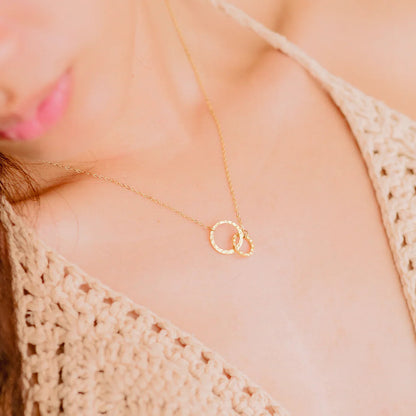 [Amore]Isabelle Gold Hoop Necklace