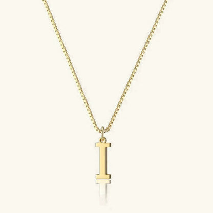 [Amore]Therese Letter Initial Gold Necklace