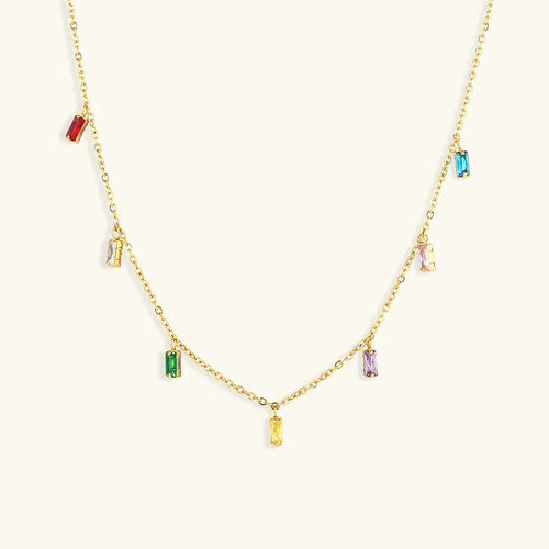 [Amore]Josephine Gemstone Necklace