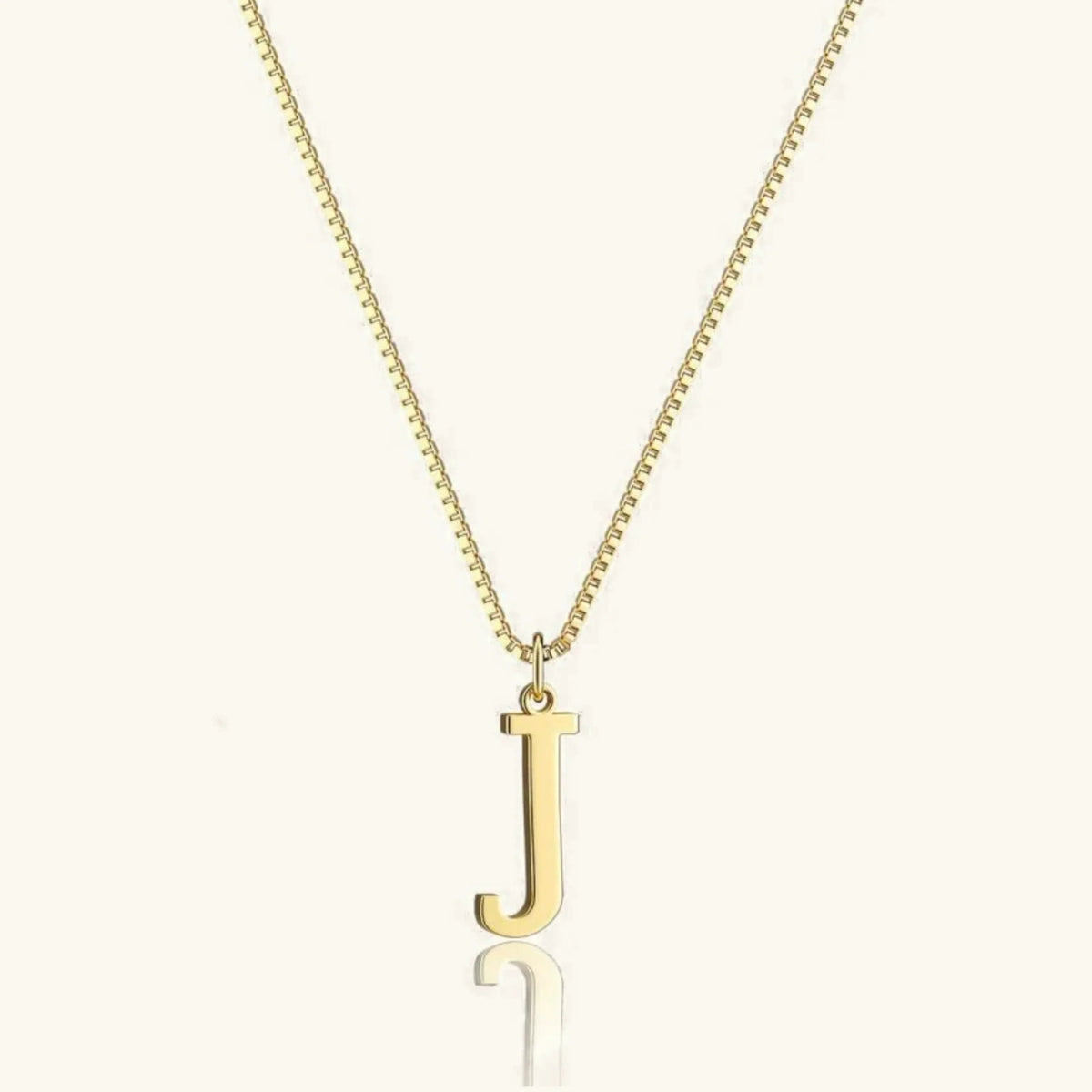 [Amore]Therese Letter Initial Gold Necklace
