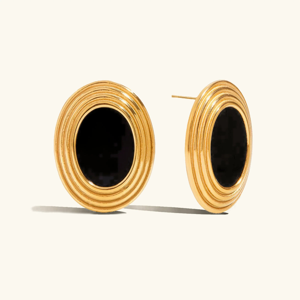 [Amore]Ruthie Gold Enamel Earrings