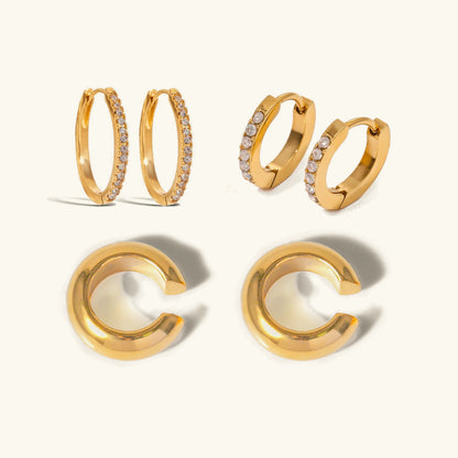 [Amore]Krisha Contemporary Hoop Bundle