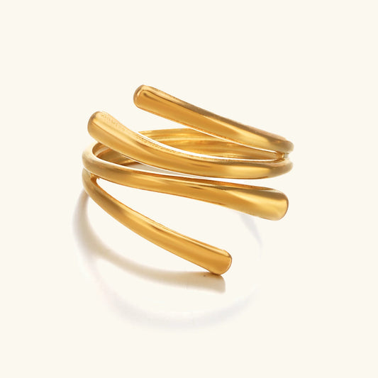 [Amore]Shay Contemporary Gold Ring