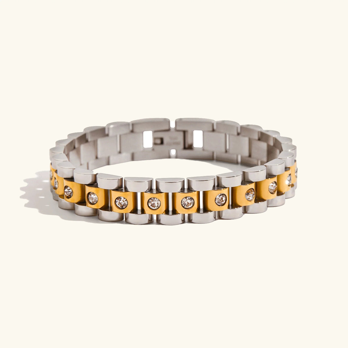 [Amore]Gold Watchband Bracelet
