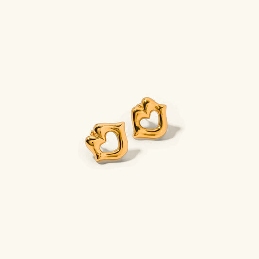 [Amore]Odessa Gold Earrings