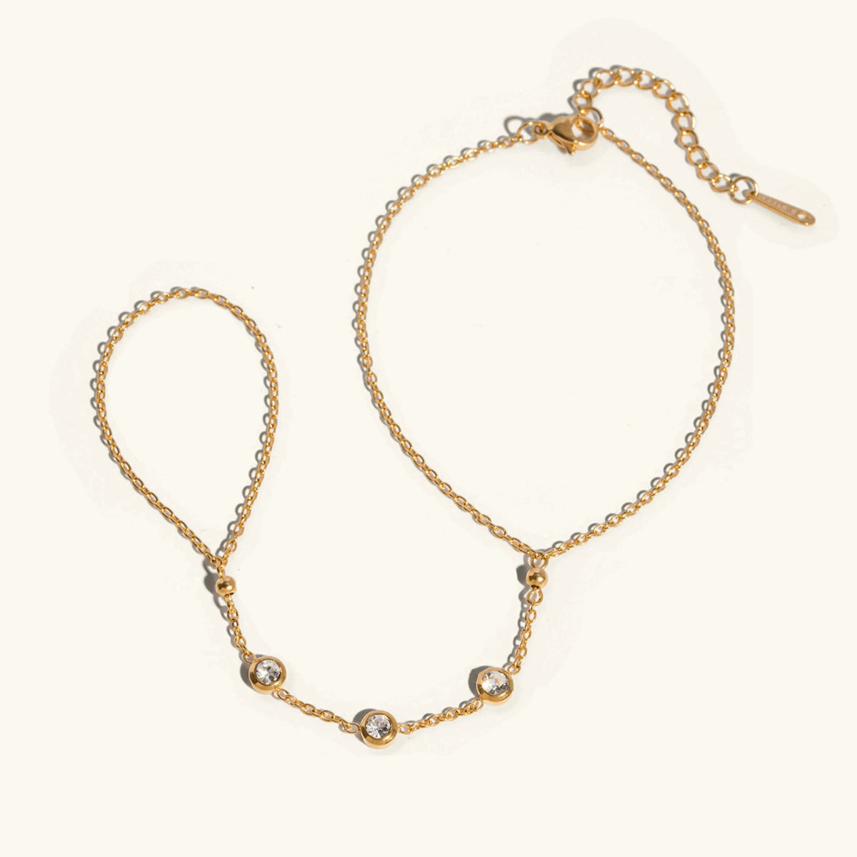 [Amore]Leona Diamond Hand Chain