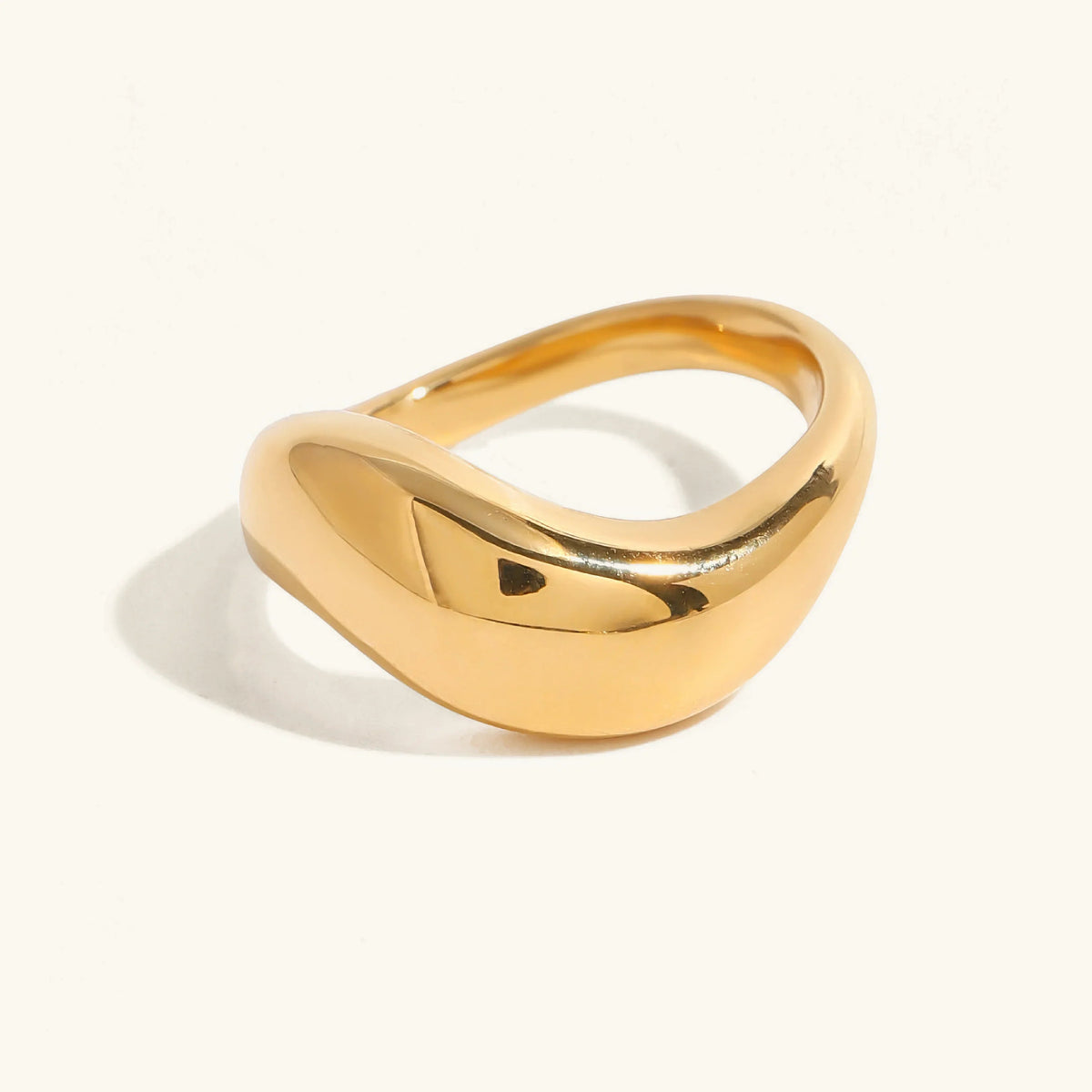 [Amore]Lana Formless Gold Ring
