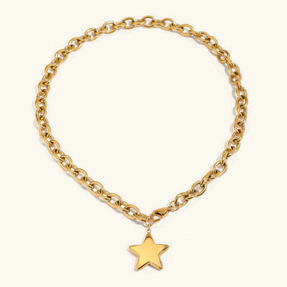[Amore]Stellaria Gold Star Pendant