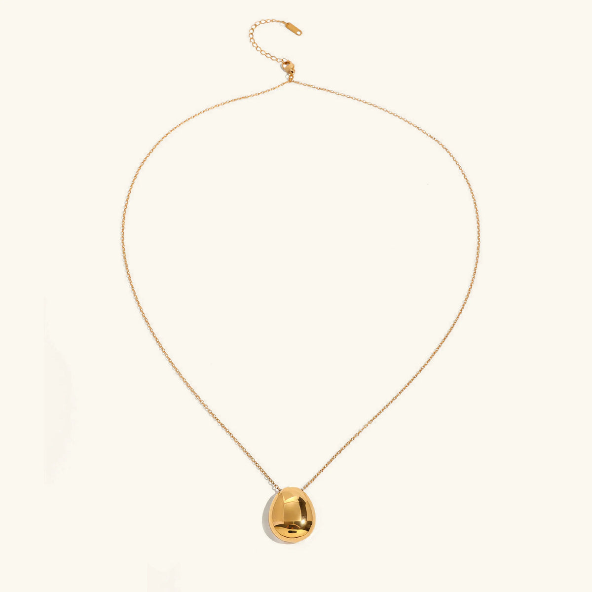 [Amore]Claribel Gold Dome Necklace