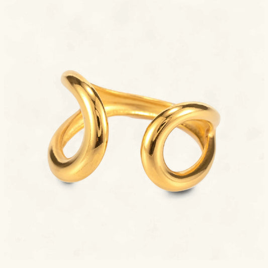 [Amore]Jackie Twisted Band Ring