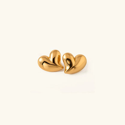 [Amore]Dorothea Heart Earrings