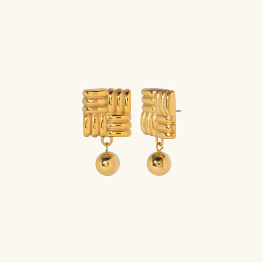 [Amore]Alba Gold Earrings