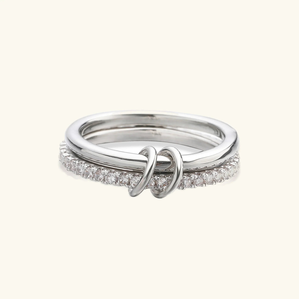 [Amore]Adela Stacked Diamond Ring