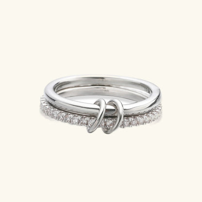 [Amore]Adela Stacked Diamond Ring