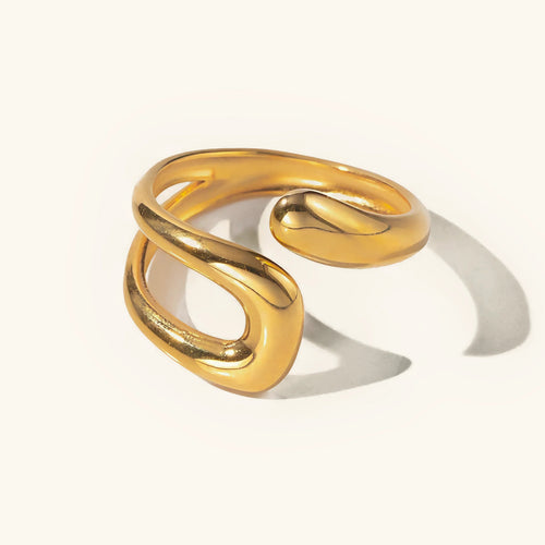 [Amore]Bernice Open Ended Gold Ring