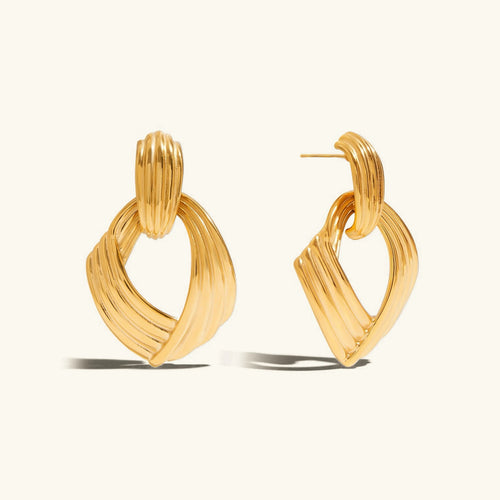 [Amore]Selma Gold Knot Earrings