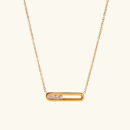 [Amore]Abby Sculpted Gold Pendant