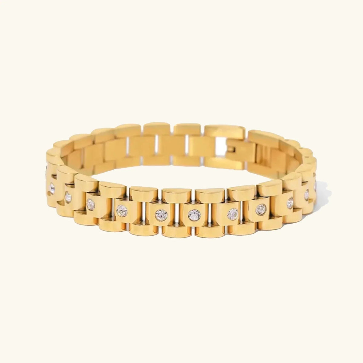 [Amore]Gold Watchband Bracelet