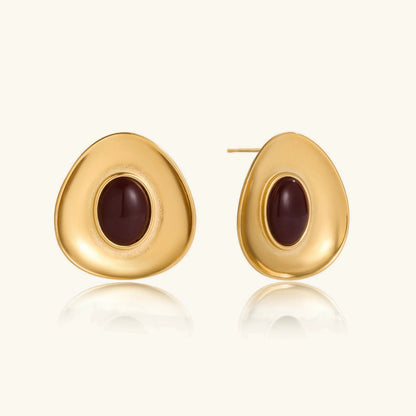 [Amore]Orissa Gold Enamel Earrings
