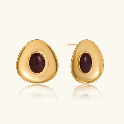 [Amore]Orissa Gold Enamel Earrings