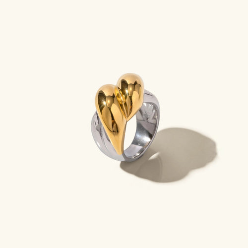 [Amore]Fatima Two Tone Ring