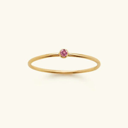 [Amore]Amelia Birthstone Stacker Ring