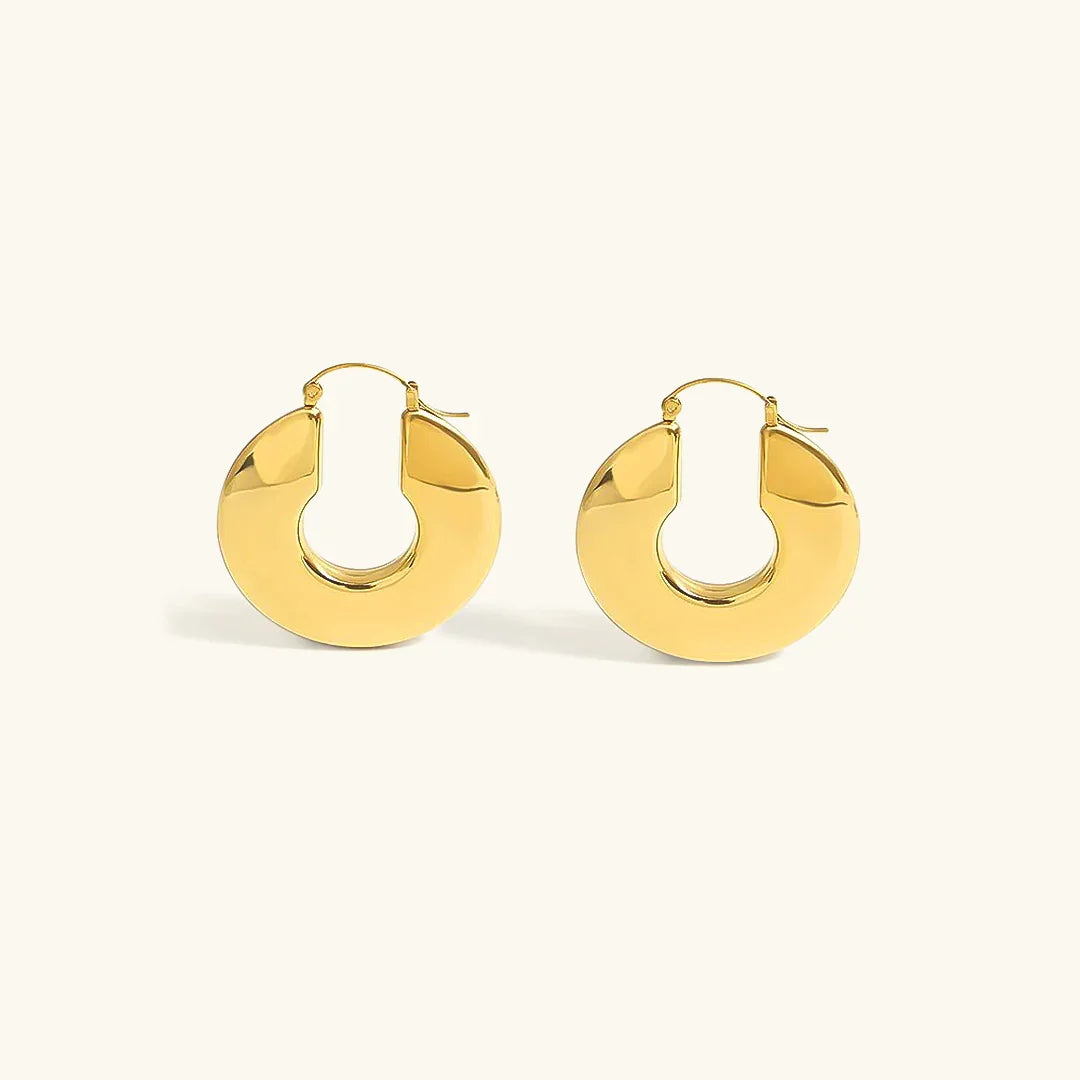 [Amore]Kayleigh Chunky Hoop Earrings
