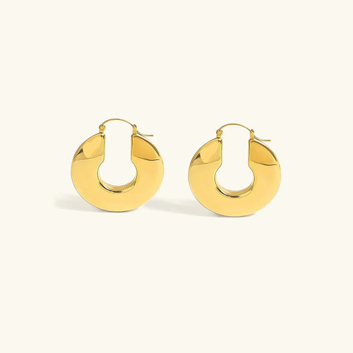 [Amore]Kayleigh Chunky Hoop Earrings