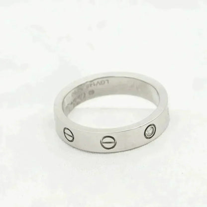 [Amore]LOVE RING 4MM 1 DIAMOND SILVER