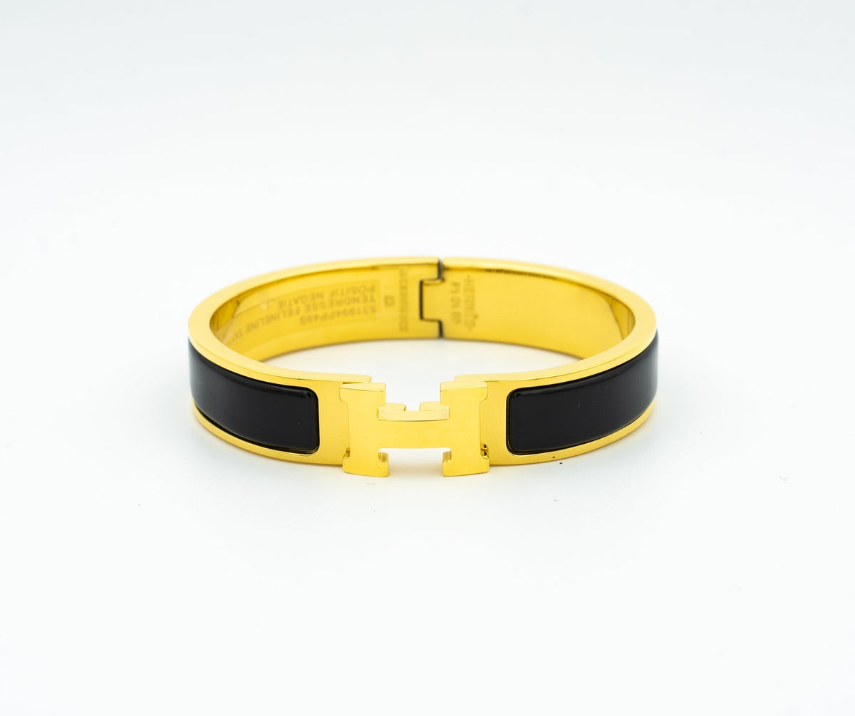 [Amore]H BLACK BRACELET