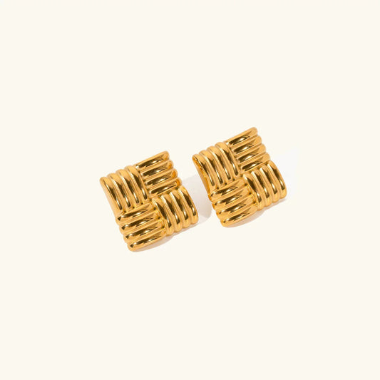 [Amore]Cindy Gold Earrings