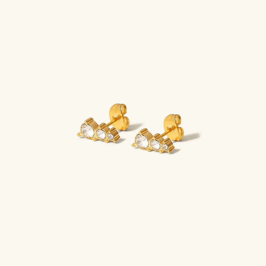 [Amore]Lira Gold Earrings