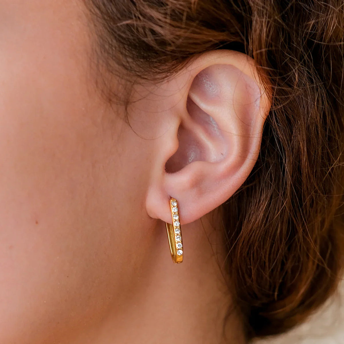 [Amore]Lumiya Hoop Earrings