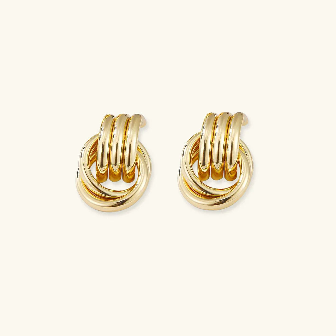 [Amore]Luna Layered Hoop Earrings