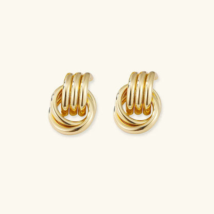 [Amore]Luna Layered Hoop Earrings